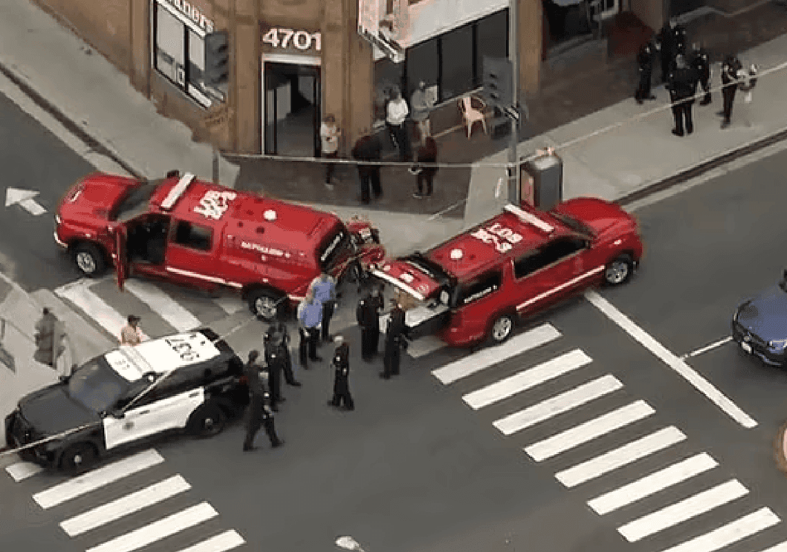 לוס אנג'לס: אדם חשוד נורה לאחר שדקר מספר עוברי אורח עם מברג 