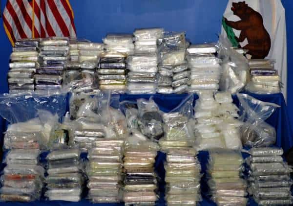 סוכל קו הברחות סמים מקסיקו - דרום קליפורניה: מעצרים בלוס אנג'לס על החזקת קוקאין, אקסטזי ומת'