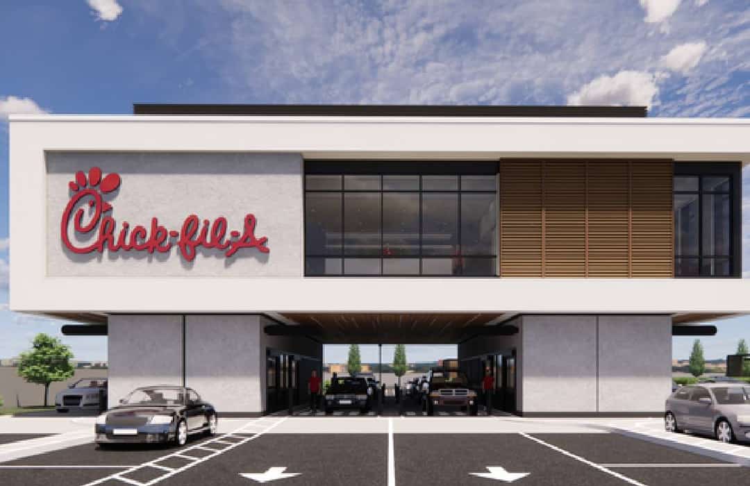 מהפכה! ‏Chick-fil-A תבחן קונספט חדש של "דרייב-אנדר" שבו האוכל מגיע בעזרת מצנח לרכב מתחת למסעדה