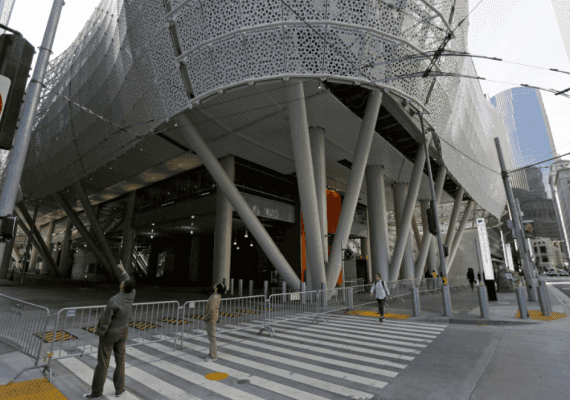 סן פרנסיסקו: רחוב יסגר לתנועה למשך שבוע בשל מחדל בטיחותי במבנה ציבורי 