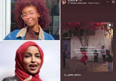 בתה של אילהאן עומאר משווה בין המהומות בלוס אנג'לס לעזה