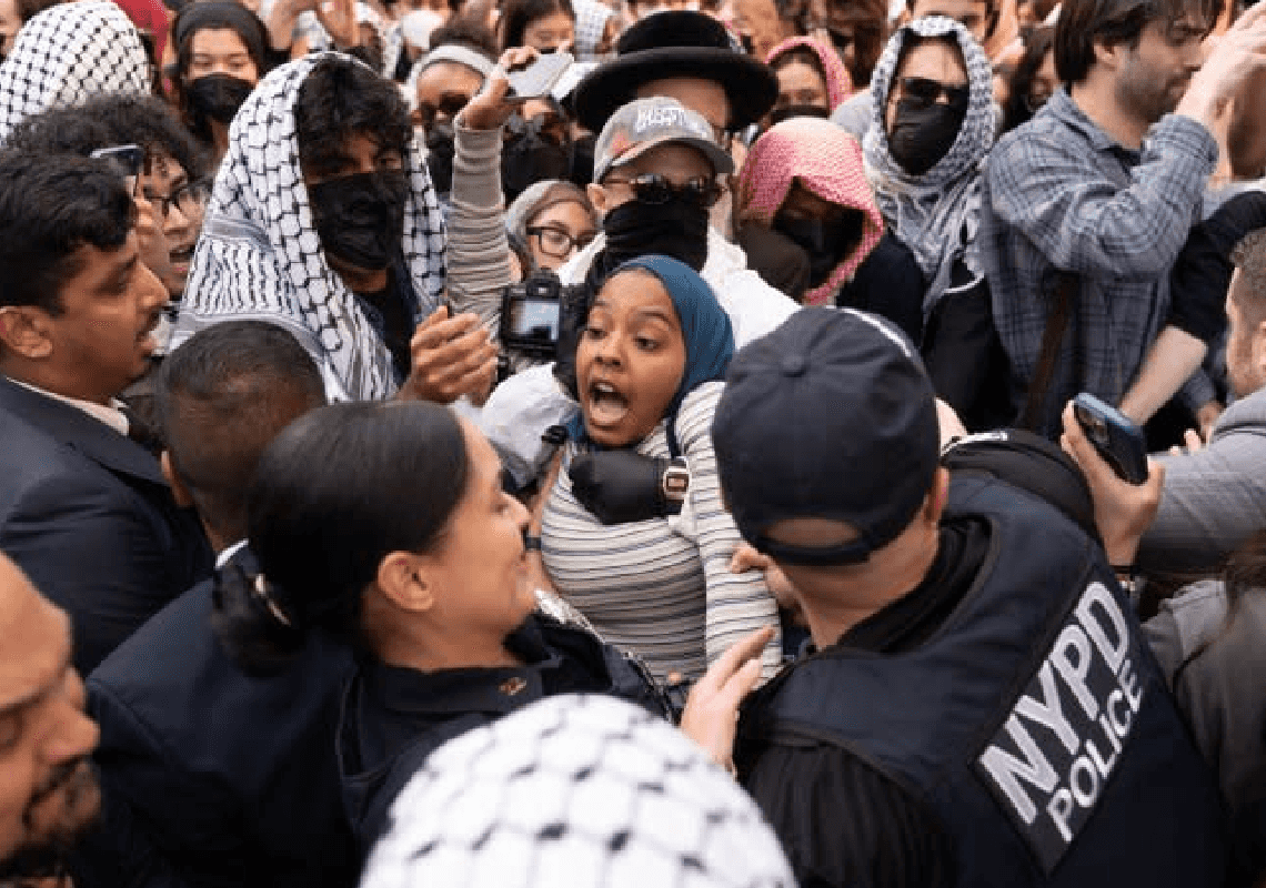 המהומות בקולומביה: 65 סטודנטים הושעו, למעלה מ-30 נאסרה כניסתם לקמפוס