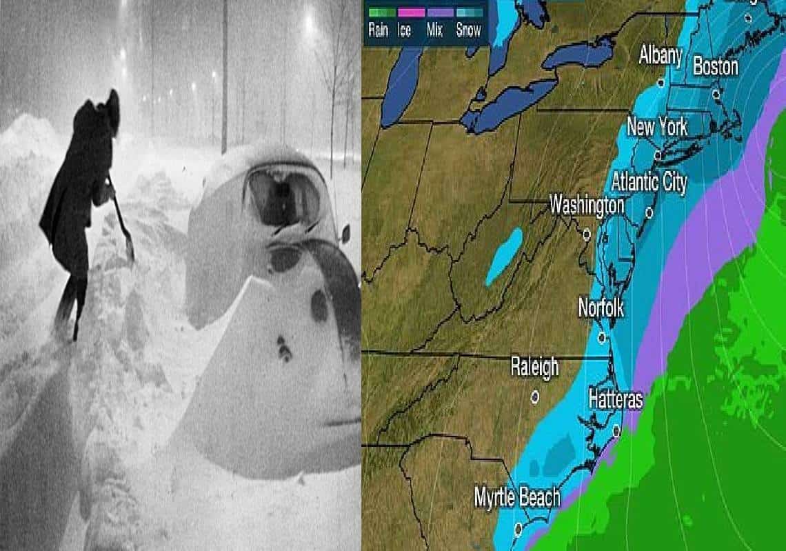 75 מיליון אמריקנים נערכים ל'קינן': "ְניו יורק תכוסה לחלוטין - בוסטון תחווה את סופת השלג הגדולה בהיסטוריה שלה"