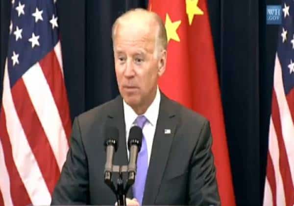 בדיחה? ביידן ב-2013,  "ביקשתי מנשיא סין לעזור לי להתקדם למשרת הנשיא"