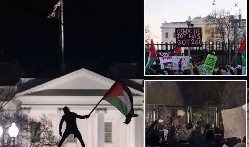 "לשבור את הגדר": פורעים פרו-פלסטינים ניסו לפרוץ לבית הלבן - צוותים פונו מתוך הבניין