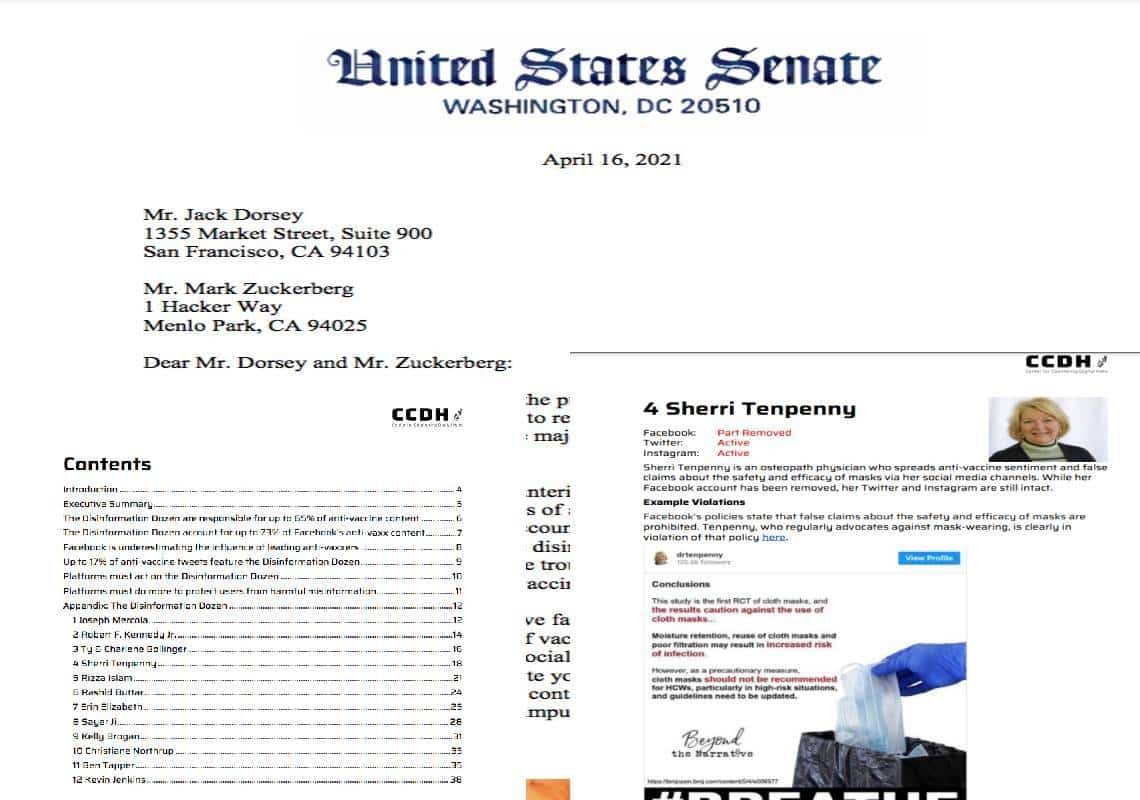 רשימות שחורות בחסות הדמוקרטים? סנאטורים שלחו לצוקרברג מכתב - "תמחק חשבונות משתמשים המתנגדים לחיסונים"