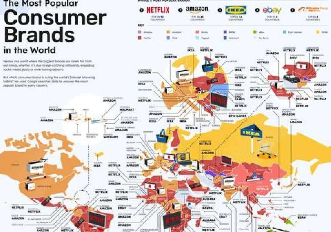 ‏אלה המותגים המבוקשים ביותר בעולם לשנת 2022‏