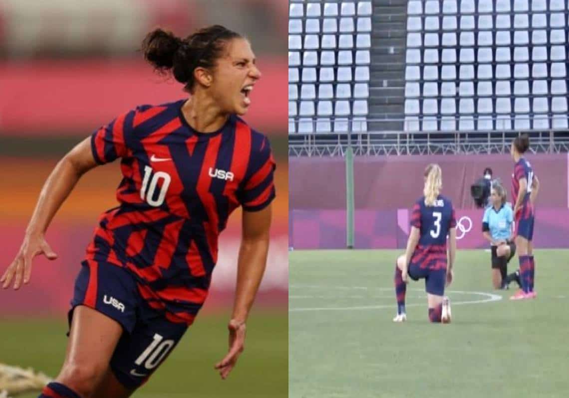 "גיבורת המשחקים": אגדת הכדורגל סירבה לכרוע ברך ממניעים פטריוטים, ושילמה על כך מחיר