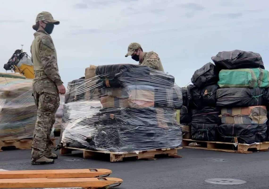 מבצע ענק בנתיב ההברחות הימי: צבא ארה"ב החרים סמים בשווי 200 מיליון דולר