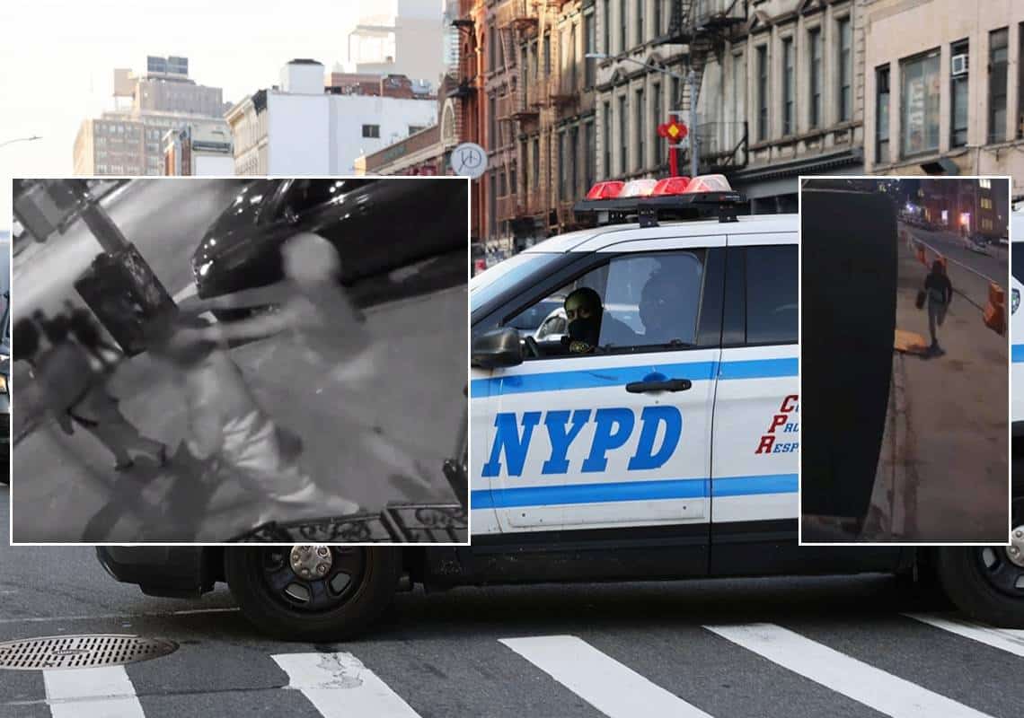 לעיני המצלמה: אלמוני תקף חרדי ברחובות ניו יורק וגנב ממנו כובע בשווי 8,000 דולר