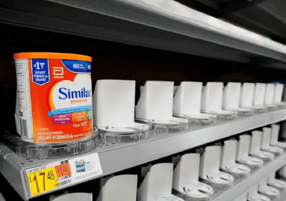 המחסור במזון לתינוקות: מפעל עיקרי הפסיק שוב את ייצור הפורמלות