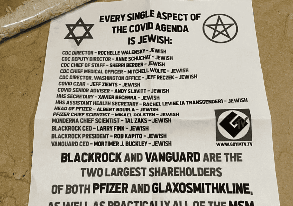 אנטישמיות בבוורלי הילס: תושבי העיר מצאו עלונים המאשימים את היהודים במגפת הקורונה