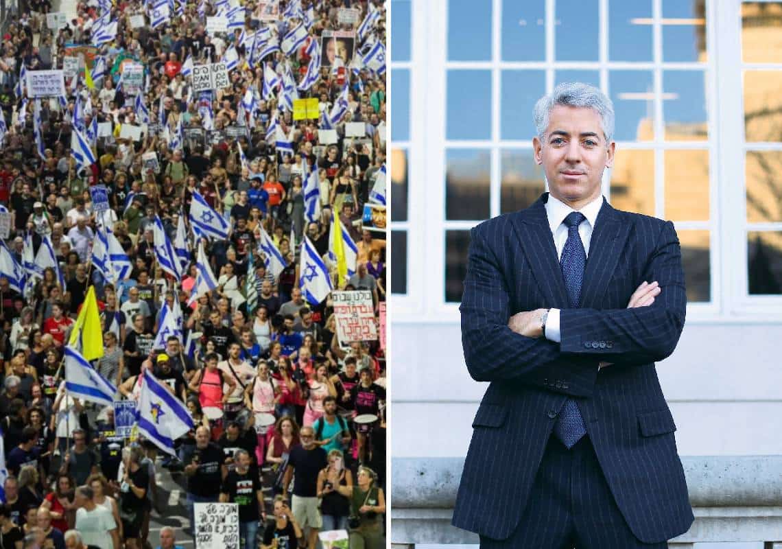 המיליארדר היהודי נגד ההפגנות בישראל: "אני חושב שהם עושים טעות חמורה"