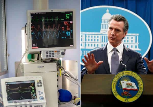 נחלצת לעזרה: קליפורניה תעביר מאות מכונות הנשמה לרשויות הפדרליות