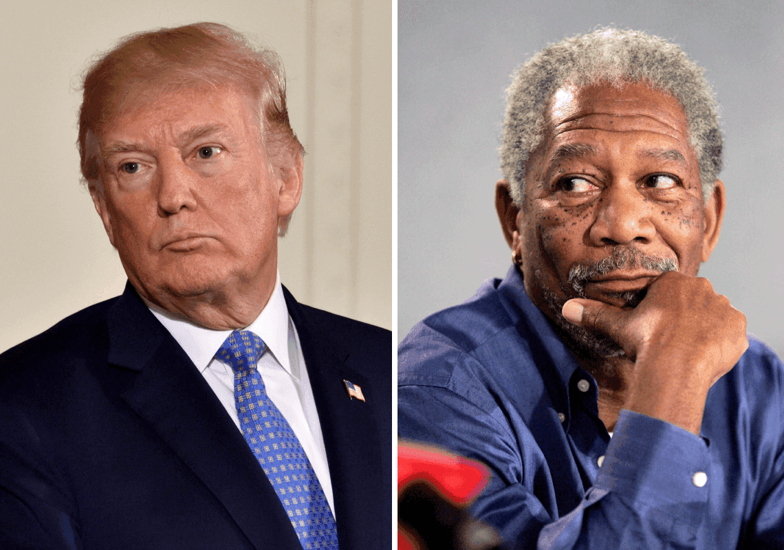 מורגן פרימן בפנים, דונלד טראמפ לא: כמעט אלף אמריקאים ברשימה האוסרת לצמיתות את כניסתם לרוסיה