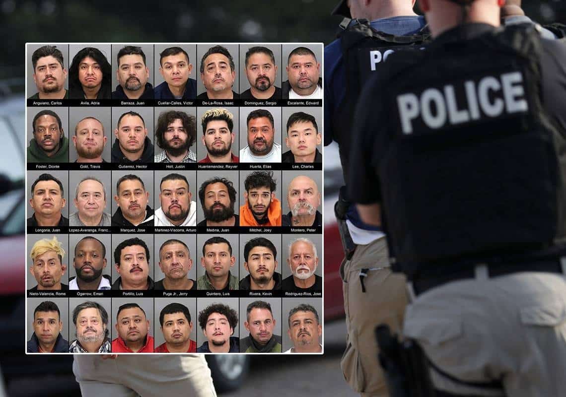 עשרות עברייני מין נעצרו במבצע נרחב בצפון קליפורניה