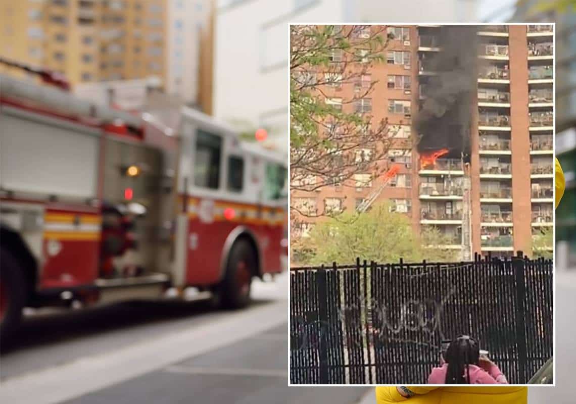 ניו יורק: בת 8 קפצה מהקומה השישית כדי להימלט משריפה