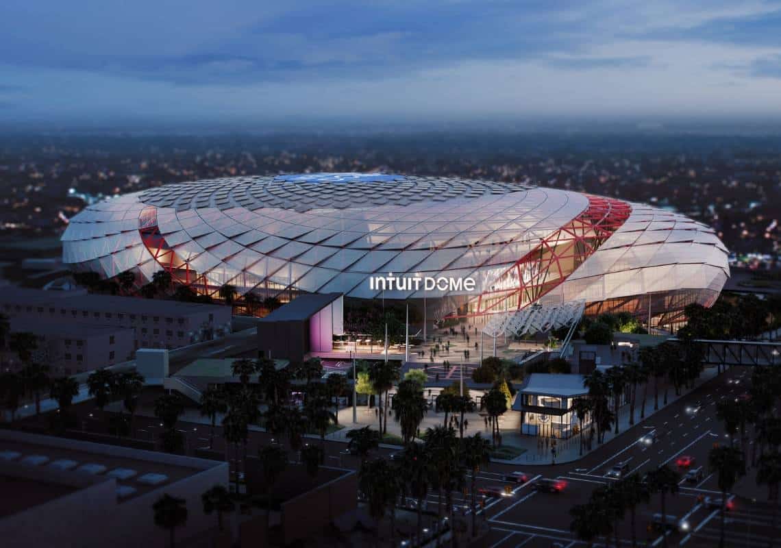 התרגשות בלוס אנג'לס: החלה בניית היכל הספורט החדש של הקליפרס