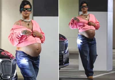 תכף אימא לשלושה, אבל קודם כל אייקון אופנה: ריהאנה לוקחת את בוורלי הילס בסערה