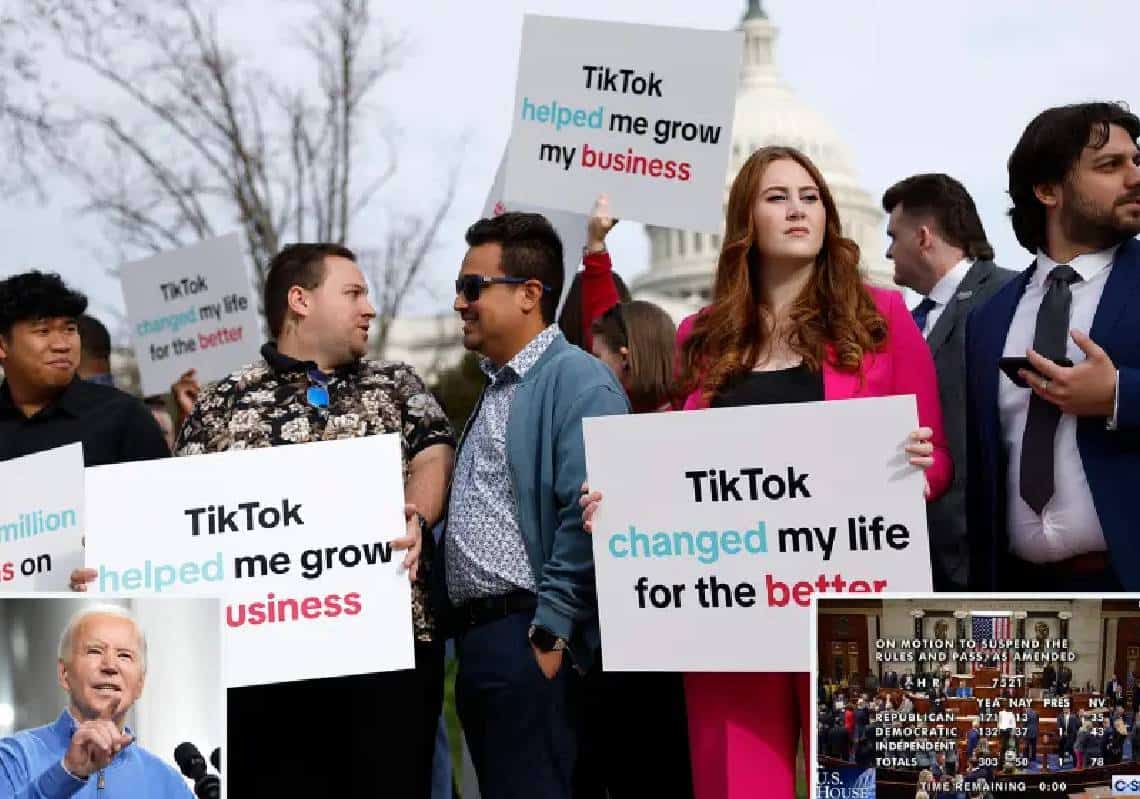 טיקטוק בדרך לאיסור בארה"ב: הקונגרס אישר ברוב מכריע את הצעת החוק נגד האפליקציה