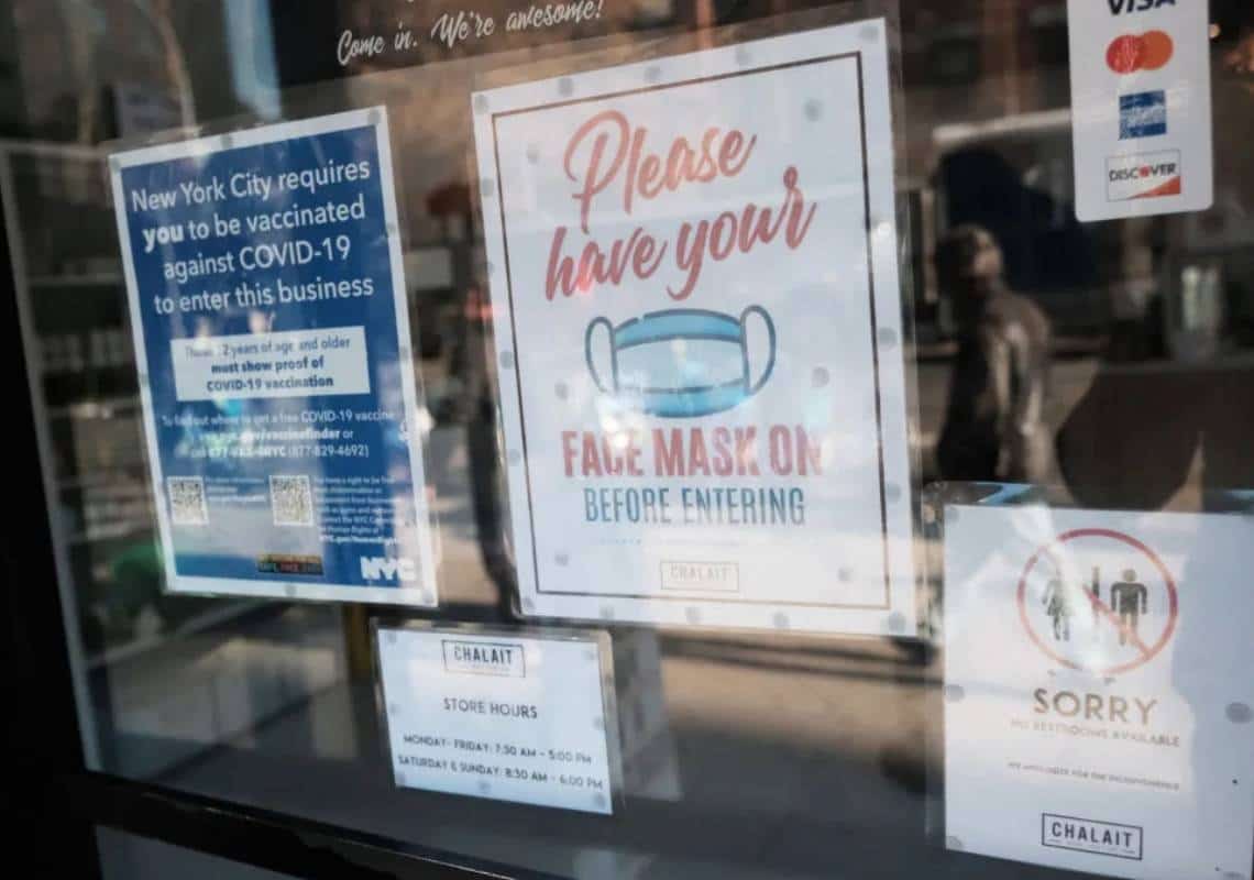 ניו יורק: חובת החיסונים במגזר הפרטי נכנסה לתוקף