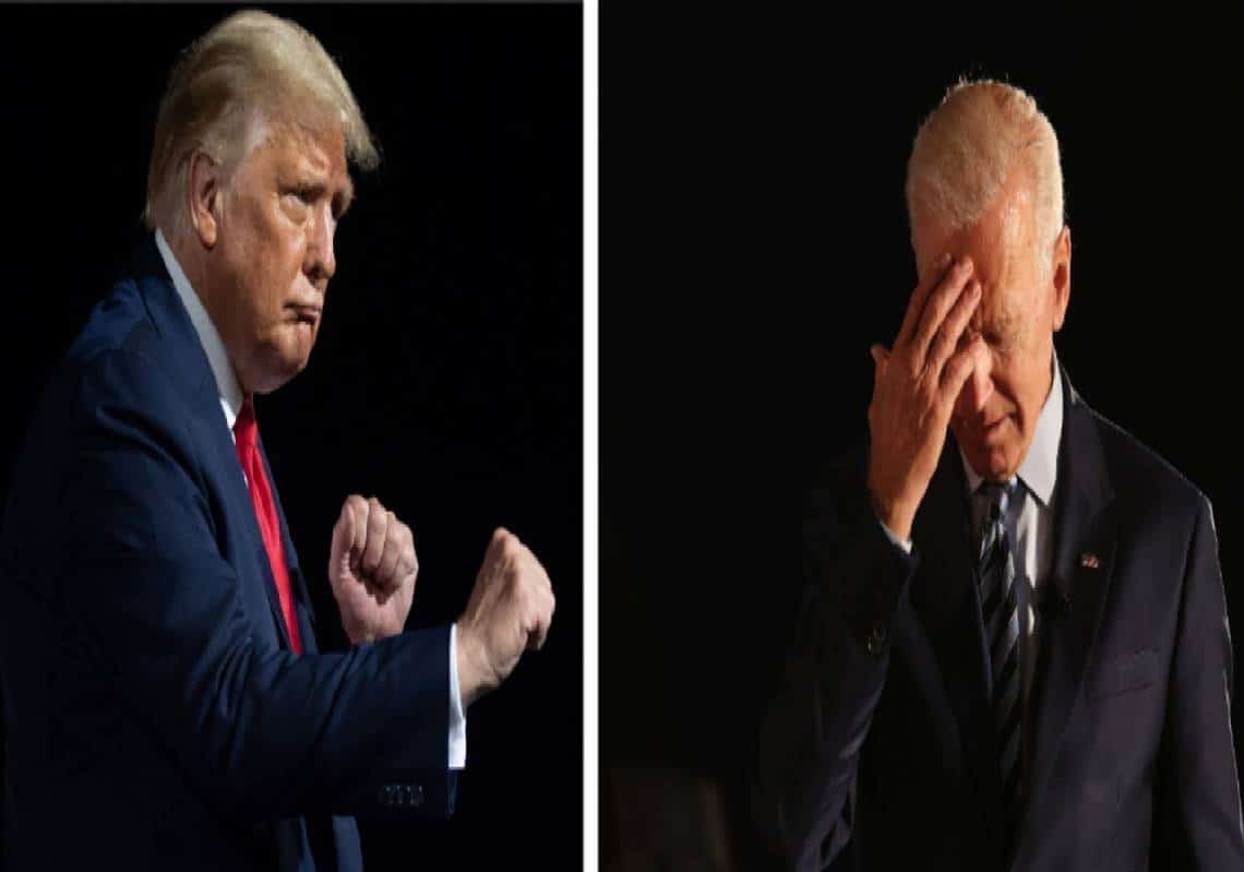 טראמפ: "הייתי מתאגרף עם ביידן, הוא יירד מהר מאוד, מהר מאוד מאוד"