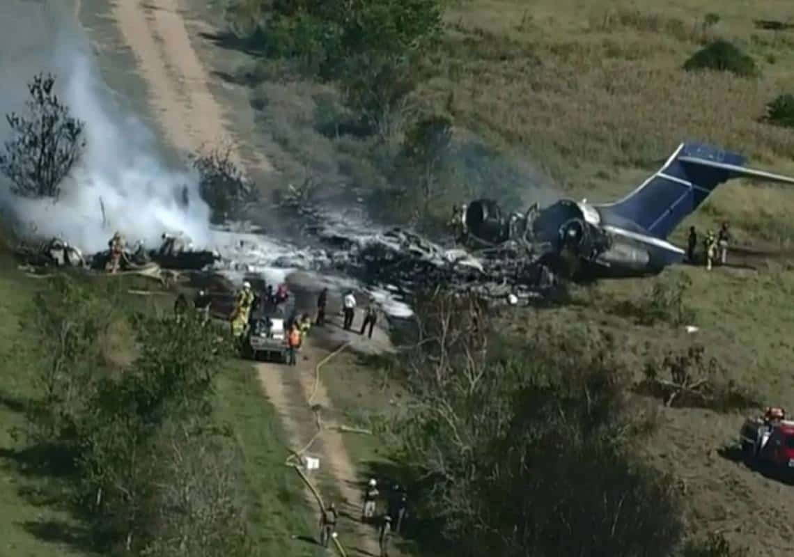 טקסס: מטוס התרסק זמן קצר לאחר ההמראה מיוסטון