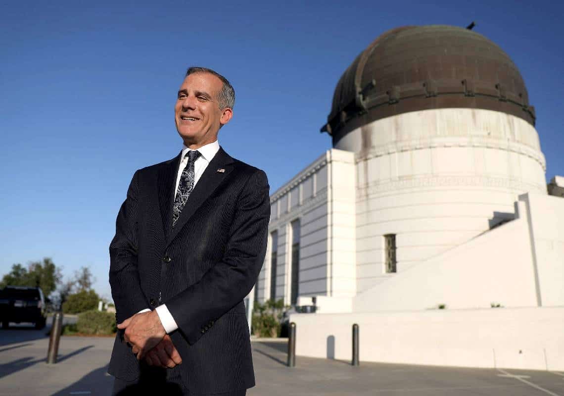 ראש עיריית לוס אנג'לס אובחן כחיובי לקורונה