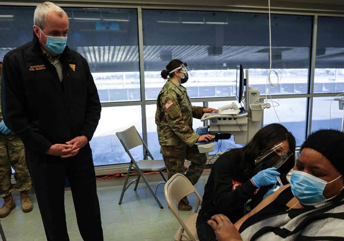 ניו ג'רזי: בני 55 ומעלה זכאים להתחסן החל מהיום, בני 16 ומעלה בעוד שבועיים