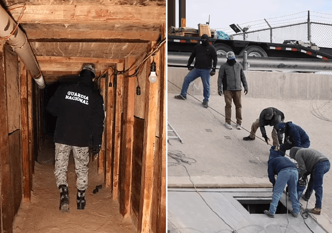 מנהרת ההברחה ה'מתוחכמת' שאותרה בגבול הדרומי - תיאטם ע"י מקסיקו וארה"ב