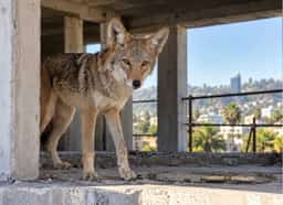 לוס אנג'לס: פרויקט המגורים הפך למאורת קויוטים - השכנים בווסט הוליווד חיים בפחד