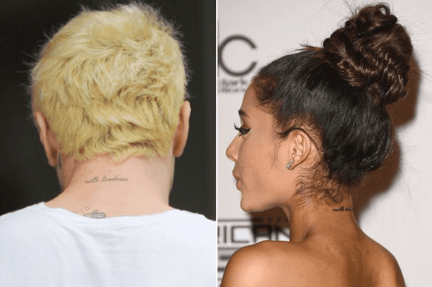 בוקר טוב: פיט דיווידסון מעתיק מאריאנה גרנדה קעקוע של 'ארוחת בוקר בטיפאני'