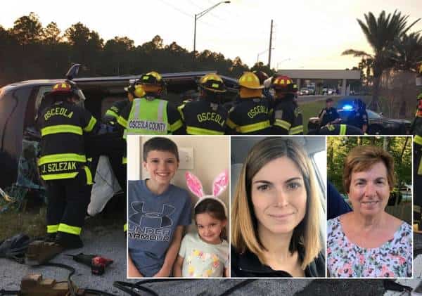 אסון בדרך לחופשה בדיסניוורלד: ארבעה בני משפחה נהרגו בתאונת דרכים קשה