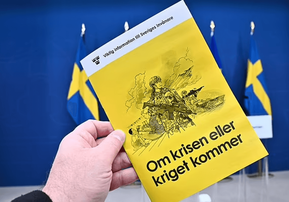 שוודיה מתוכננת למלחמה: מיליוני תושבים יקבלו חוברות הדרכה