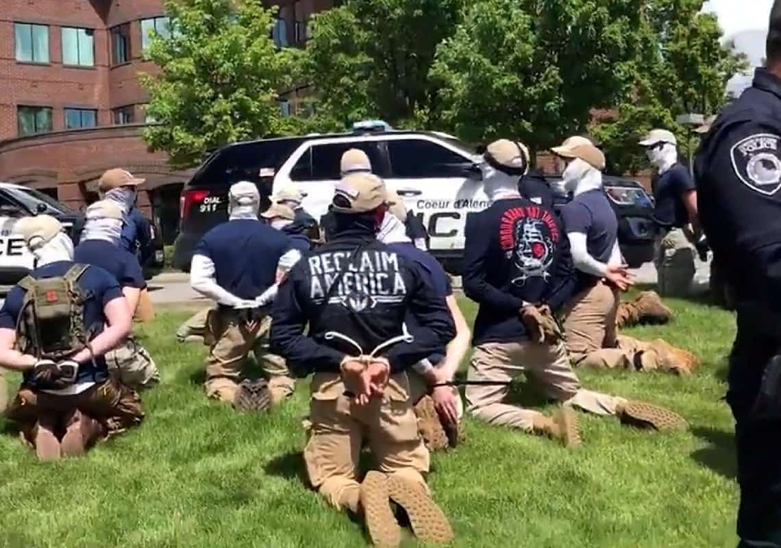 "תכננו לגרום לשיבושים במצעד הגאווה": עשרות פעילי ימין קיצוני נעצרו באיידהו