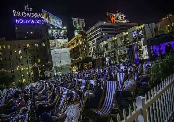 לוס אנג'לס: מועדון קולנוע על הגג מחדש את פעילותו עם סרטים תחת כיפת השמים