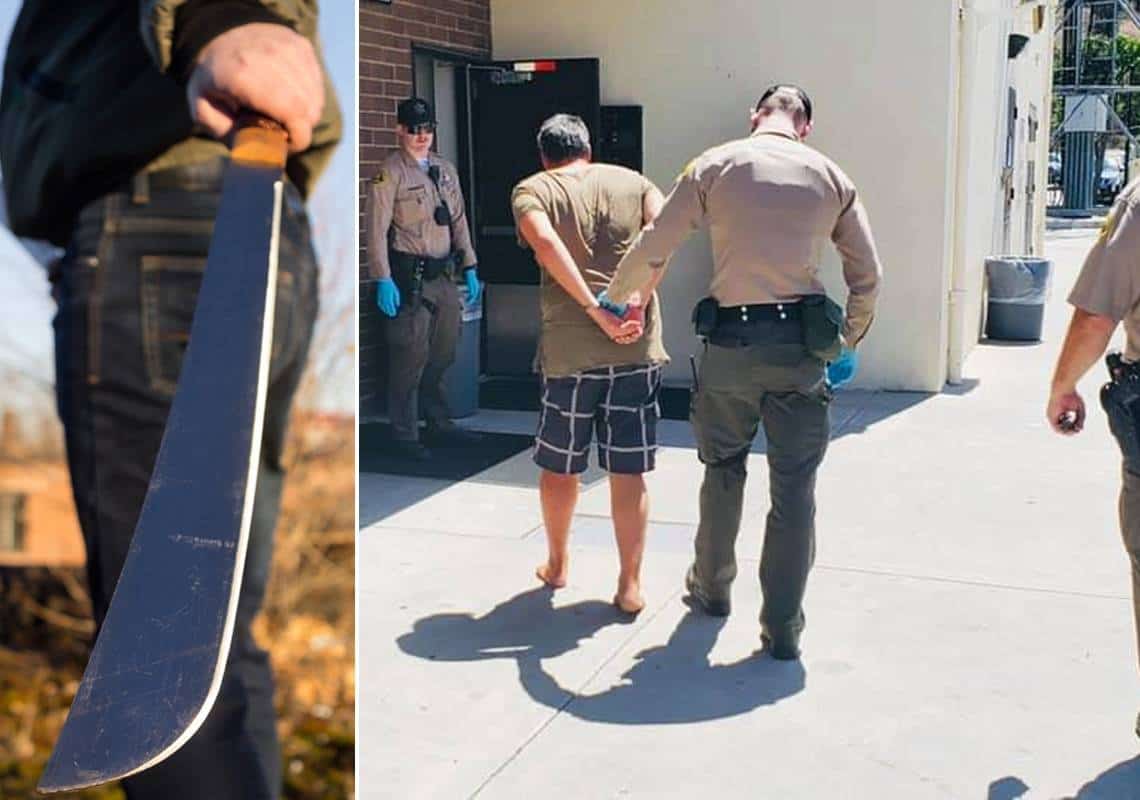 תקרית אלימה בחופי מאליבו: תייר ובני משפחתו הותקפו במצ'טה ע"י הומלסים