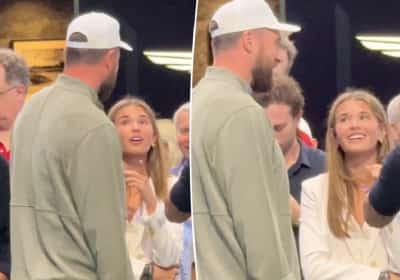 מפגש לא צפוי בפאלם ביץ': הארוס של טיילור סוויפט והנכדה של הנשיא טראמפ