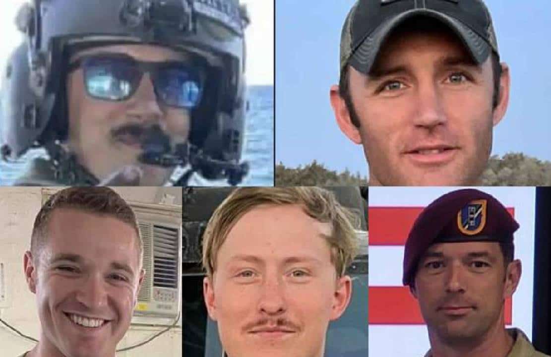 "איבדנו את הטובים ביותר שלנו": צבא ארה"ב זיהה את 5 חיילי העלית שנהרגו בהתרסקות בלאק הוק בים התיכון‏