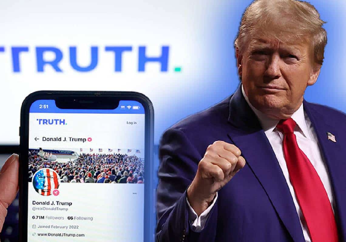 מניה בעלייה: קבוצת 'טראמפ מדיה וטכנולוגיה' נוסקת לאחר שהחברה הודיעה כי בידיה 200 מיליון דולר במזומן בלי חובות