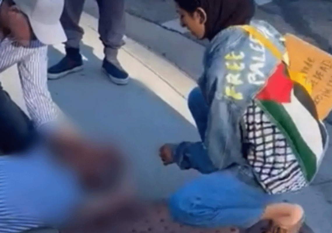 טרגדיה בסמוך ללוס אנג'לס: מפגין תומך ישראל הוכה למוות על ידי פורע פרו פלסטיני