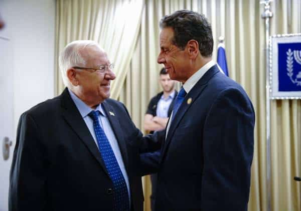 המושל קואמו בישראל: "הקהילה היהודית היא חלק בלתי נפרד מניו יורק"