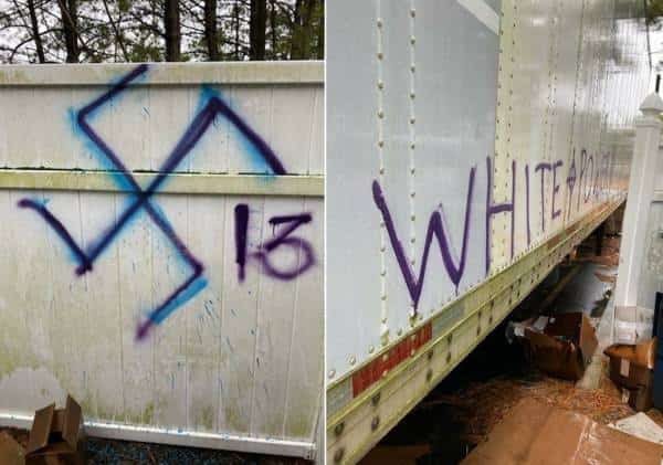 ניו ג'רזי: צלבי קרס רוססו על בית עסק של משפחה יהודית