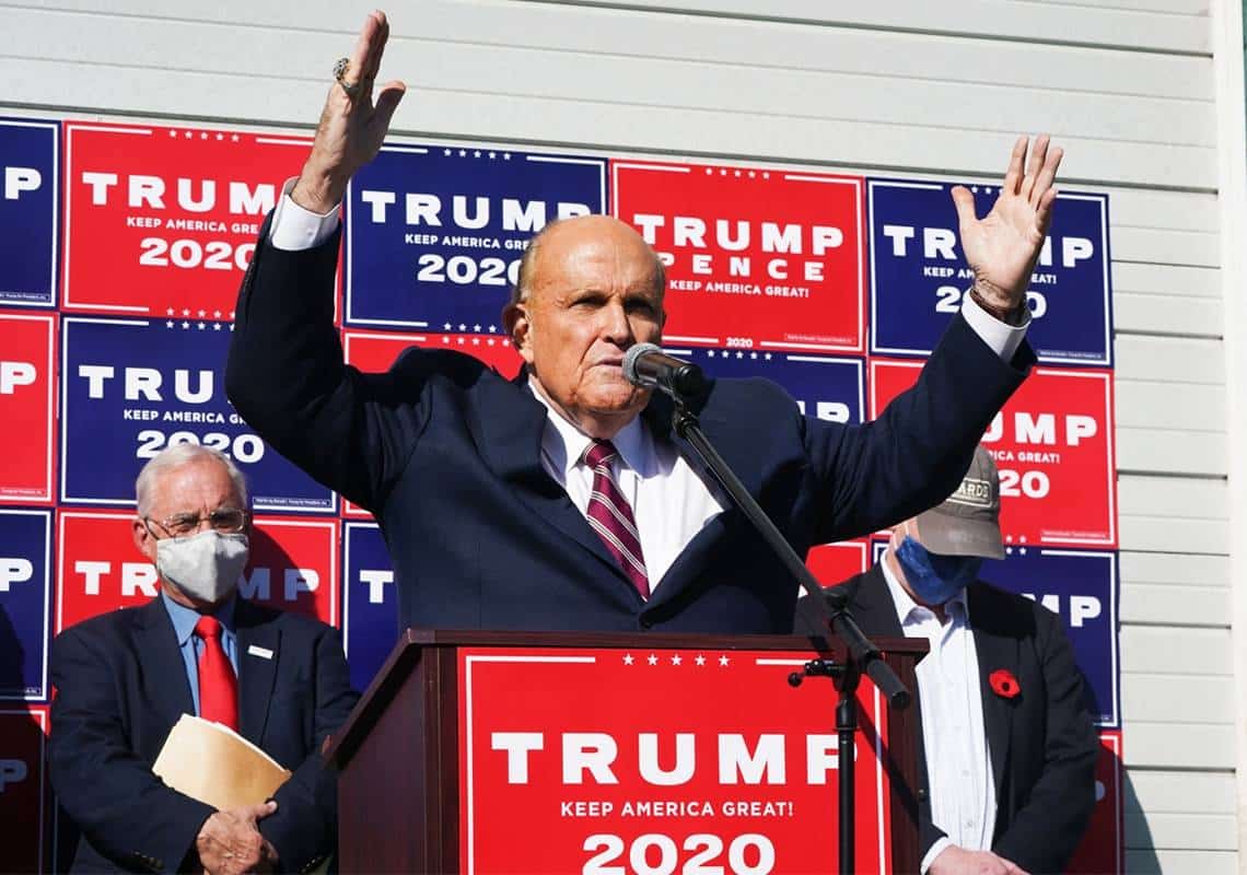 רודי ג'וליאני דורש לבטל את תביעת הענק שהוגשה נגדו ע"י דומיניון