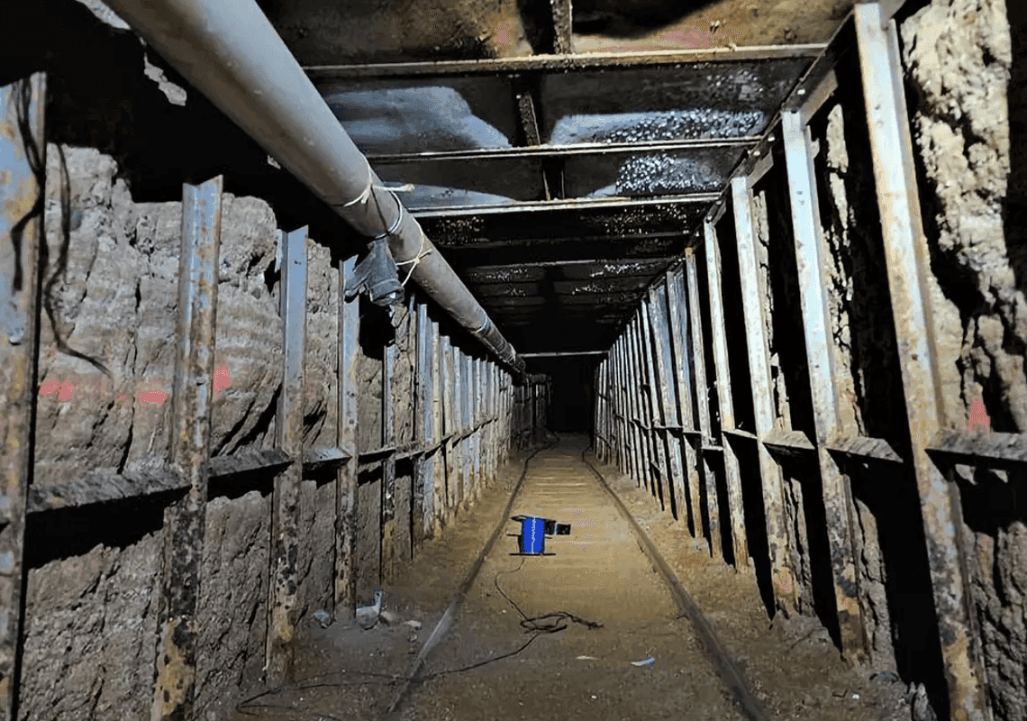 מטיחואנה לסן דייגו: הרשויות גילו מנהרת סמים "מתוחכמת"