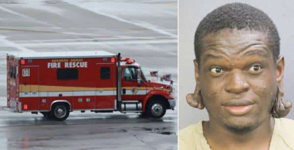 פלורידה: אמבולנס נגנב מבית החולים, הנהג טען שהיה "זקוק לכלי רכב"