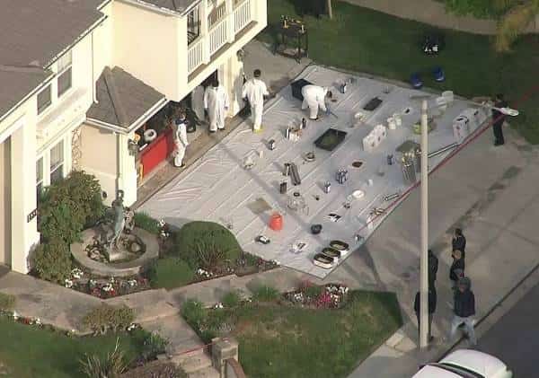 במהלך פשיטת משטרה בשכונה אמידה: מעבדת סמים נתגלתה במרכז ואלי לוס אנג'לס