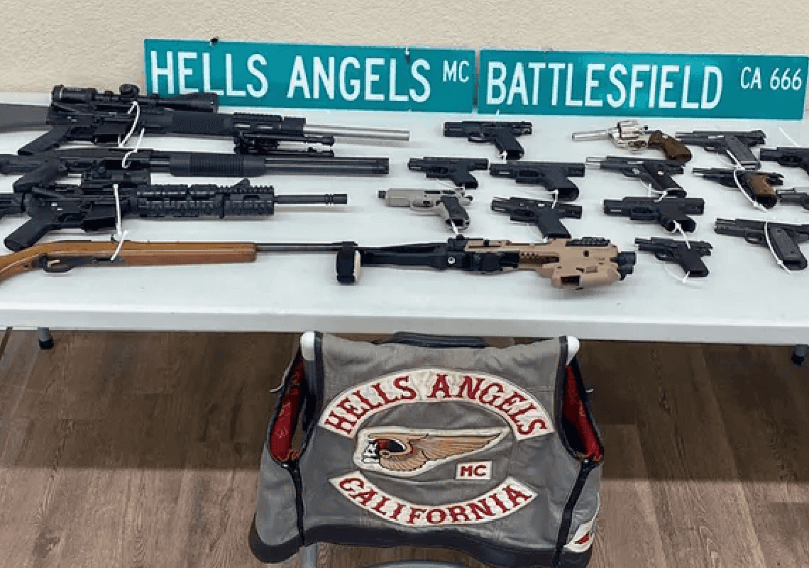 קליפורניה בפעולה: נעצרו בכירים של אחת מכנופיות האופנוענים הגדולה במדינה 