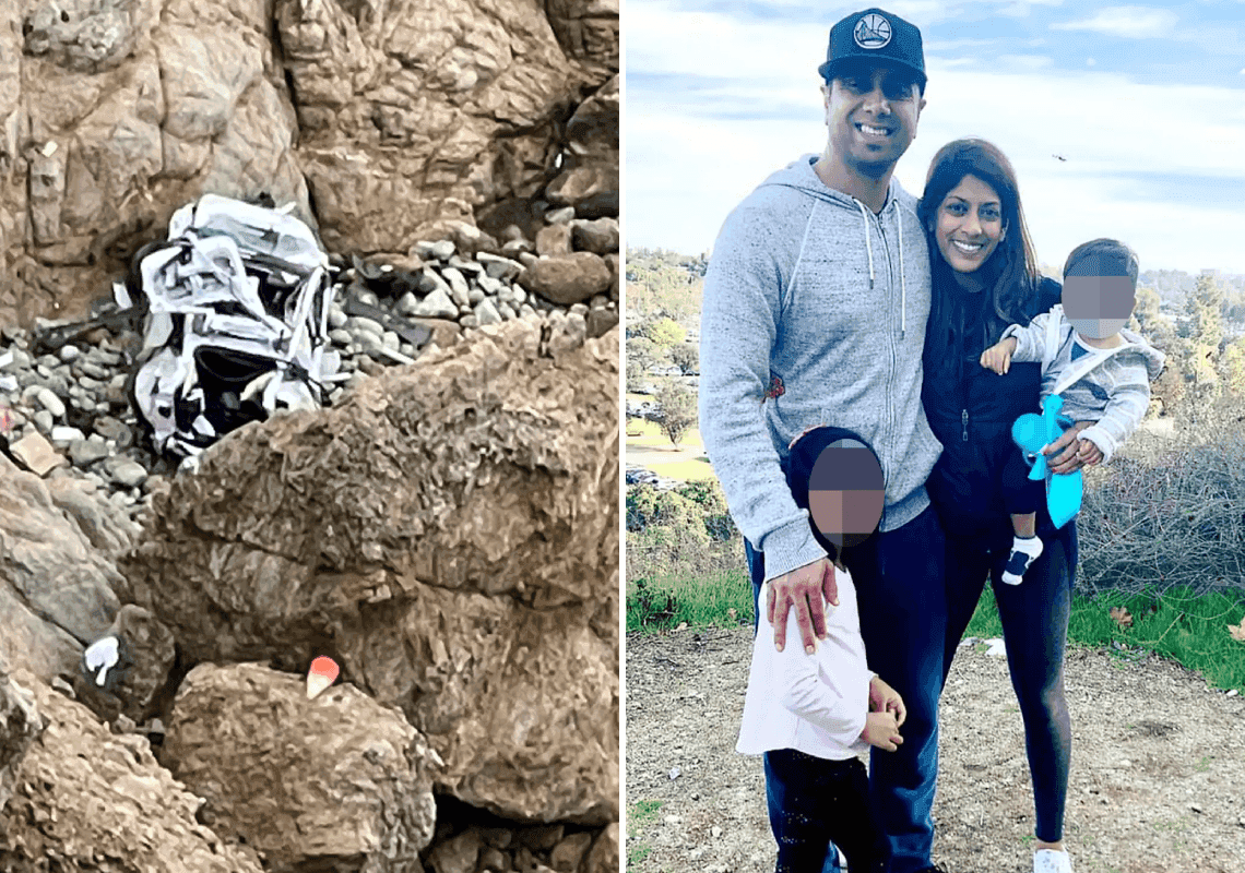 "הוא ניסה להרוג אותנו בכוונה": העדות המצמררת של אשת הרופא מקליפורניה - שהאיץ את הרכב והתרסק מצוק