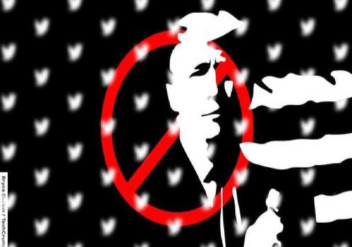 טוויטר הודיעה: "זו הרחקה לתמיד, טראמפ לעולם לא ישוב לפלטפורמה"